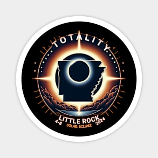 LITTLE ROCK ARKANSAS SOLAR ECLIPSE TOTALITY 4 8 2024 Magnet